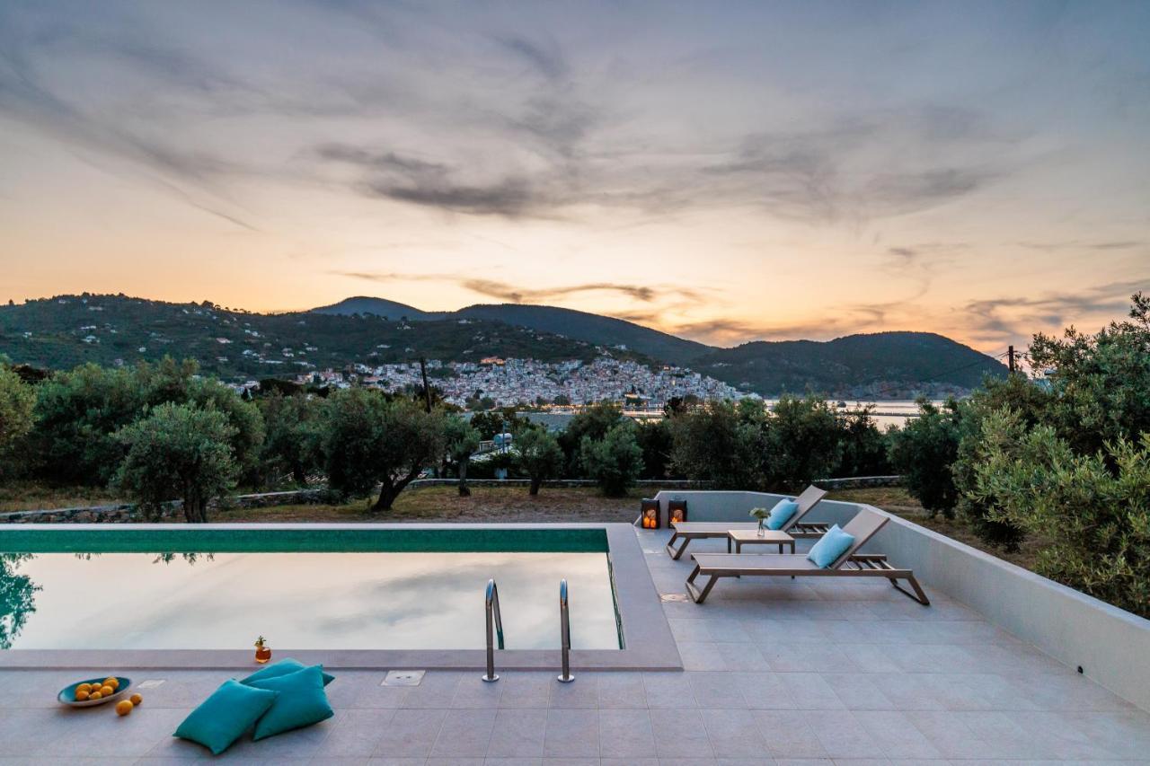 Sunshine Pool Villa Skopelos Exteriér fotografie