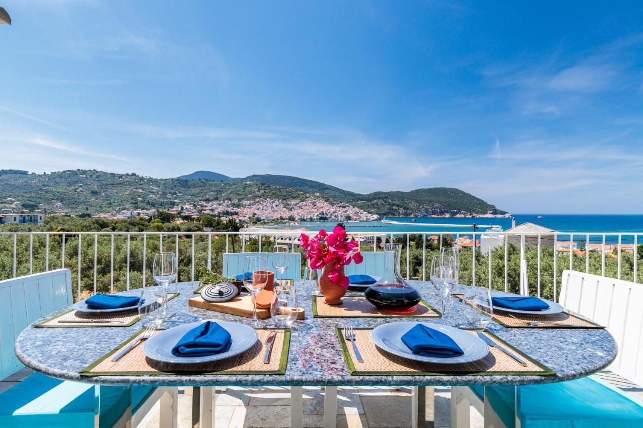 Sunshine Pool Villa Skopelos Exteriér fotografie