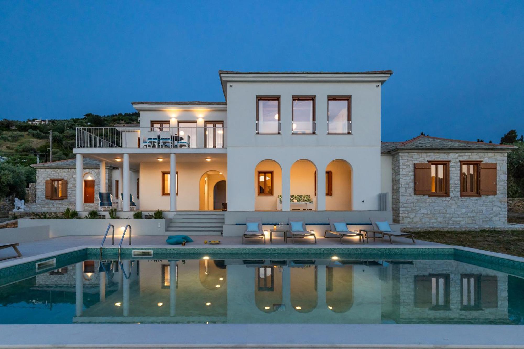 Sunshine Pool Villa Skopelos Exteriér fotografie